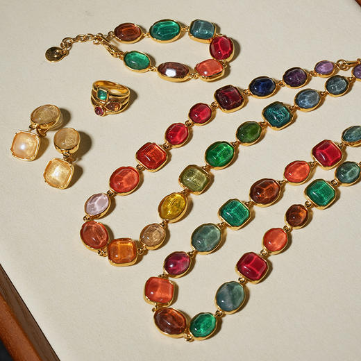 北京仓｜Goossens Paris-CABOCHONS-三色 岩石水晶 戒指［法国设计师］ 商品图6