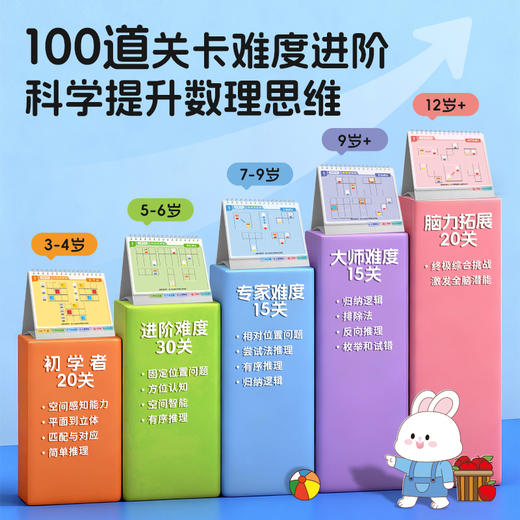 奇妙逻辑屋逻辑思维方位认知空间推理观察力立体儿童益智桌游4岁+ 商品图2