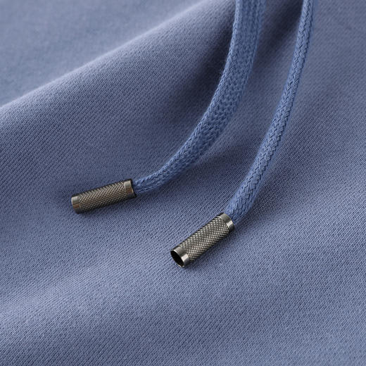 GXG男装25秋季潮流创意拉链字印花日常通勤休闲百搭男式连帽卫衣K&C 商品图9