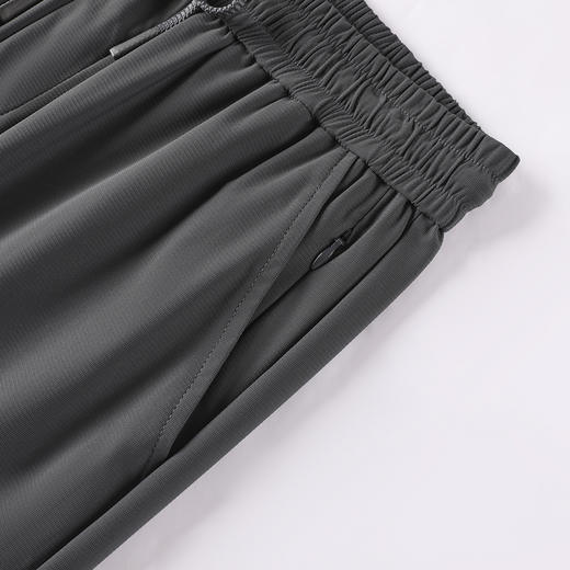 GXG男装25夏季舒适弹力松紧腰系绳轻薄透气男式直筒休闲长裤K&C 商品图13