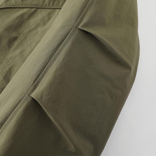 GXG男装25秋季时尚潮流简约纯色宽松休闲防风男式立领短款夹克K&C 商品图13