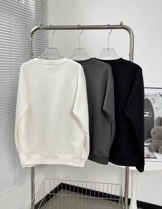 D121564加绒款百搭舒适柔软情侣圆领卫衣 商品图2