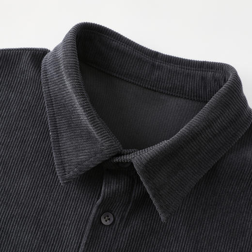 GXG男装25秋季简约翻领肌理感宽松外套潮流休闲日常百搭男式夹克K&C 商品图4