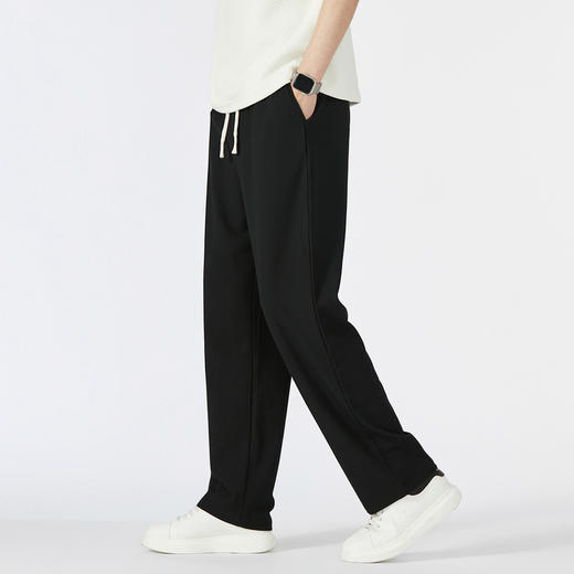 GXG男装夏季时尚抽绳休闲裤男士日常百搭直筒长裤K&C 商品图1