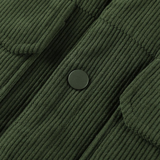 GXG男装【灯芯绒面料】秋季简约翻领立体贴袋经典休闲男式夹克K&C 商品图12