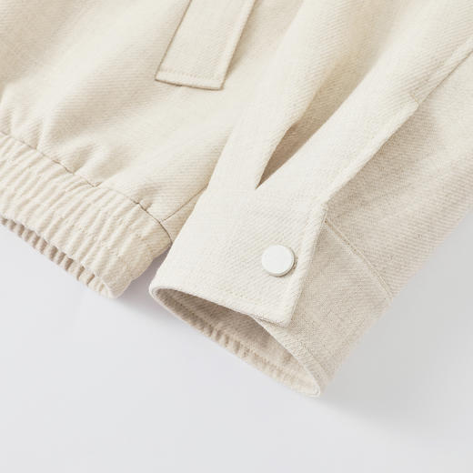 GXG男装25秋季时尚潮流撞色拼接简约百搭复古休闲男式翻领夹克K&C 商品图13