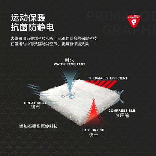 KAILAS凯乐石 户外运动 男款AR 40 动态保暖外套 KG2430111【Z】 商品图2