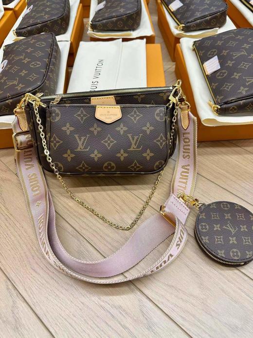 D121537时尚单品标志性老花满印三合一链条包包小包 商品图2