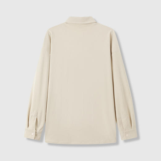 GXG男装25秋季简约翻领肌理感宽松外套潮流休闲日常百搭男式夹克K&C 商品图3