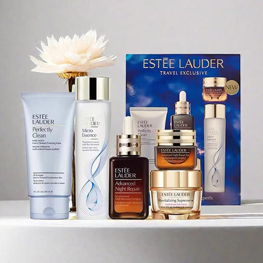 【迎新贺岁】【保税仓美妆】STEE LAUDER雅诗兰黛增五件套-智妍乳霜75ml+净莹柔肤洁面乳150ml+眼霜15ml+精华露100ml+经典原生液200ml  义乌保税仓直发 商品图1