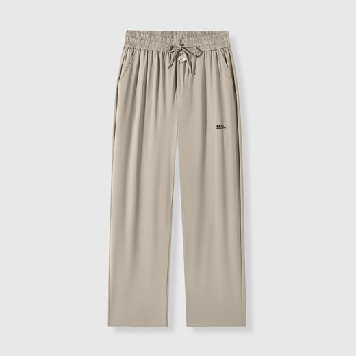 GXG男装25夏季时尚松紧腰系绳轻薄透气运动休闲男式直筒长裤K&C 商品图4