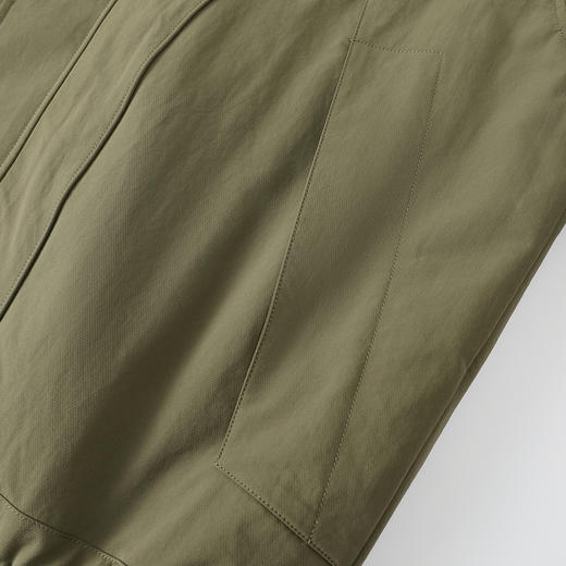 GXG男装25秋季时尚潮流简约纯色宽松休闲防风男式立领短款夹克K&C 商品图11