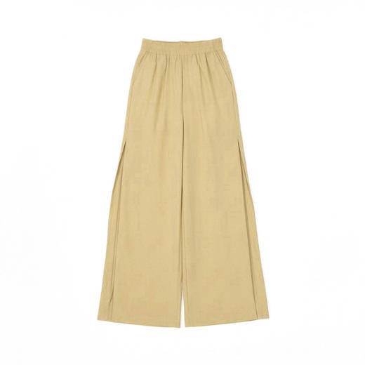 谜底阔腿裤长裤2026年春季新品造型感宽松褶裥休闲裤女265MK5008 商品图4