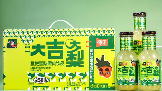 待见大吉大梨琵琶雪梨果肉饮品320ml*10 商品图0