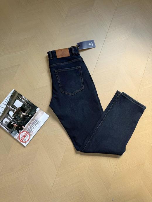 D121555秋冬款时尚休闲商务男士加绒牛仔裤 商品图5