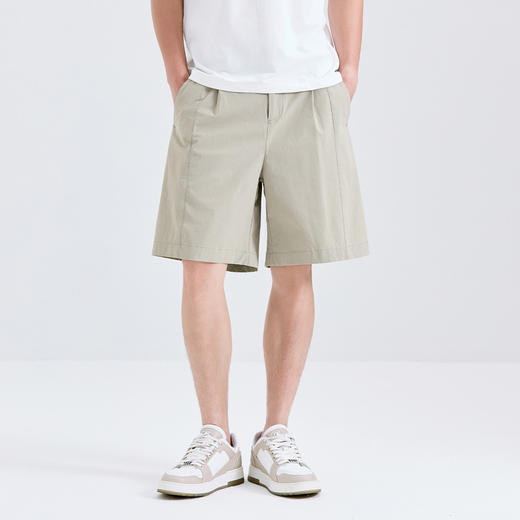 GXG男装25夏季潮流个性运动百搭休闲五分裤宽松舒适男式直筒短裤K&C 商品图4