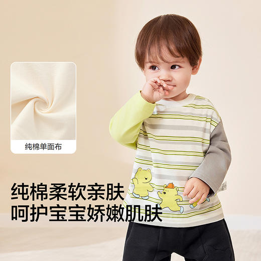 【balaOne】巴拉巴拉童装儿童长袖t恤男女童2026新款春秋装纯棉萌 商品图3