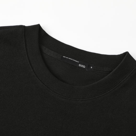 GXG男装【假口袋设计】25秋季户外通勤宽松休闲男式圆领卫衣K&C 商品图2