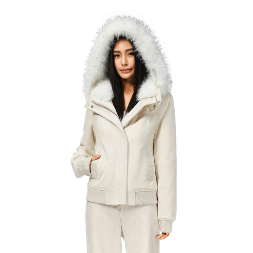 FDR官方店 修身毛领菲奥娜夹克外套女款秋冬 商品图0