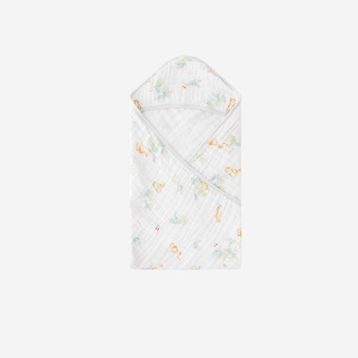 【商场同款】英氏婴儿纱布浴巾纯棉六层纱布吸水裹巾新生儿洗澡巾 商品图4