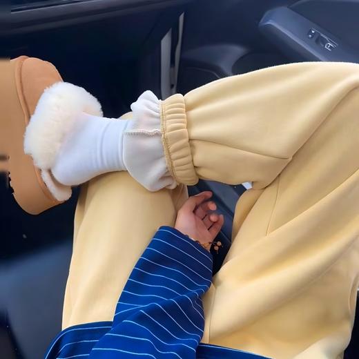 Beau Muse小暖炉加绒加厚休闲卫裤 脚口抽绳版/小个子束脚版 商品图7