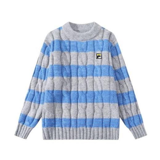 菲乐条纹 柔软针织包裹温暖，宽松版型自在随性。 商品图1