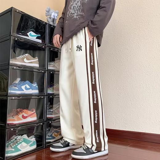 D121572简约百搭织带拼接休闲卫裤男女同款 商品图6