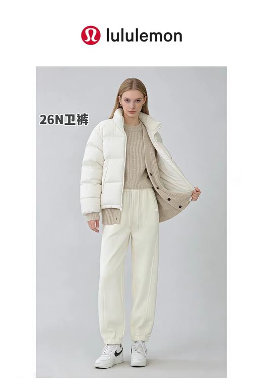 D121581冬季新款女士加厚羊绒蚕丝保暖束脚裤 商品图10