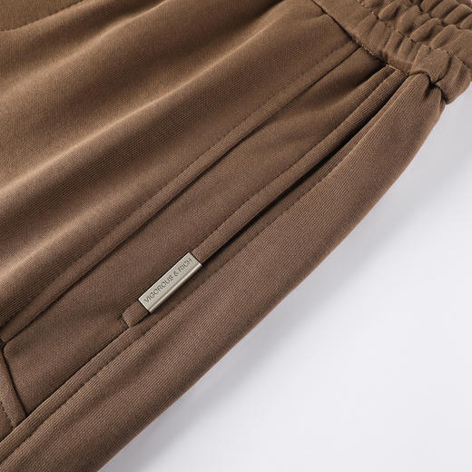 GXG男装25春季时尚拼接简约纯色松紧腰男式束脚休闲长裤K&C 商品图6