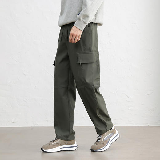 GXG男装【立体大贴袋】25秋季弹力松紧腰运动男式工装直筒休闲裤K&C 商品图7