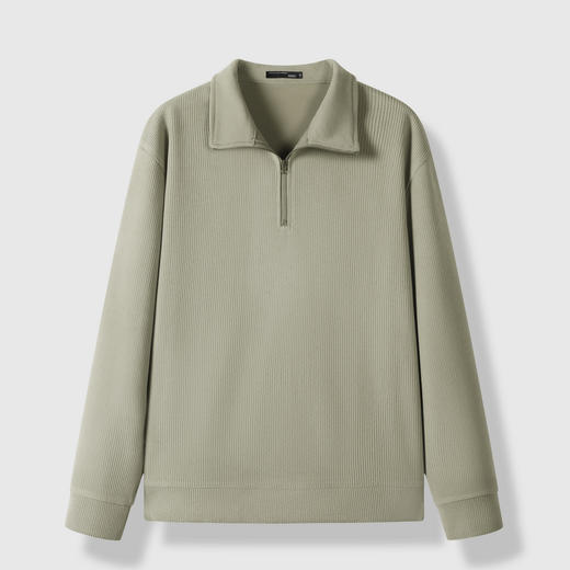 GXG男装秋季简约百搭套头上衣男式半高领拉链户外休闲运动卫衣K&C 商品图8