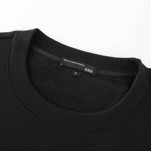 GXG男装秋季冬季卡通动物印花男士百搭圆领加绒卫衣K&C 商品图6