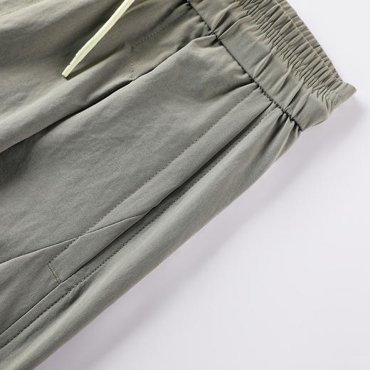 GXG男装25夏季时尚撞色系绳舒适松紧腰吸湿速干男式休闲直筒裤K&C 商品图13