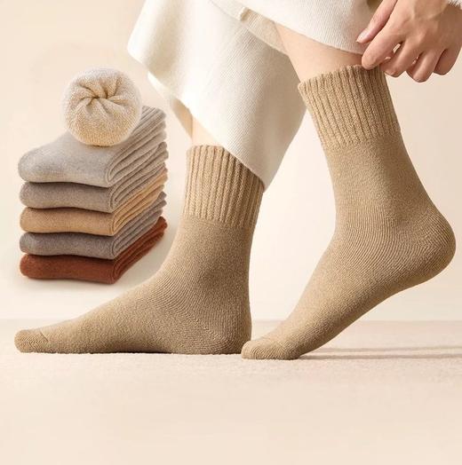 【多妈团购 小同博士羊毛加厚袜10双】寒冬必备，全家人都不用担心会冻脚啦！7A级消臭抗起球 暖羊绒袜材质，加厚款！软糯糯的，贼暖和，弹力大，买来全家一起穿-特购汇 商品图0