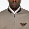 EMPORIO ARMANI 阿玛尼 男士鹰形徽标贴片双面针织拉链卫衣 棕色 EM002877 AF17545 U6189 商品缩略图3