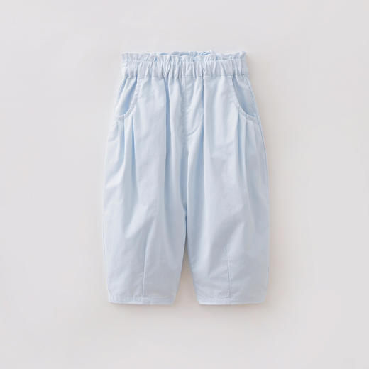 马克珍妮云柔匹马棉女童压褶萝卜裤宝宝裤子2026年春装新款560115 商品图2