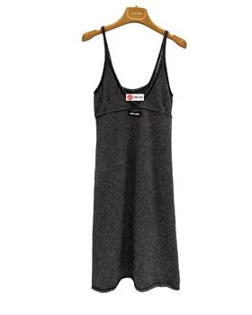 女款羊绒吊带针织裙hu017