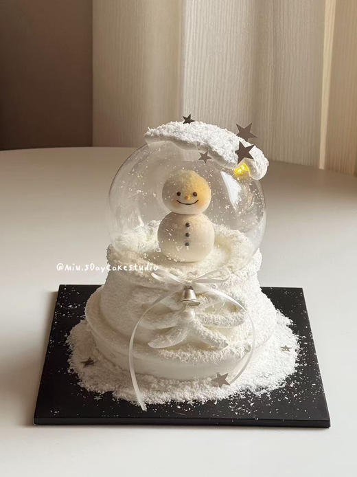 圣诞小雪人水晶球蛋糕 商品图2