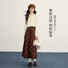 【12/17新品】熙世界千金风花边领衬衫女士秋冬长袖高级感减龄洋气内搭杏色衬衣 商品缩略图2