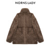 NORNS LADY诺恩 复古夹克双面穿外套加厚保暖毛领外套 H25WK92983-12.16直播 商品缩略图5