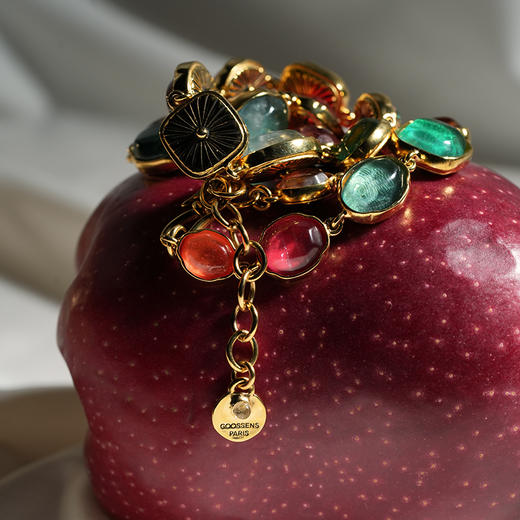 北京仓｜Goossens Paris-CABOCHONS-彩虹色 岩石水晶 项链［法国设计师］ 商品图6