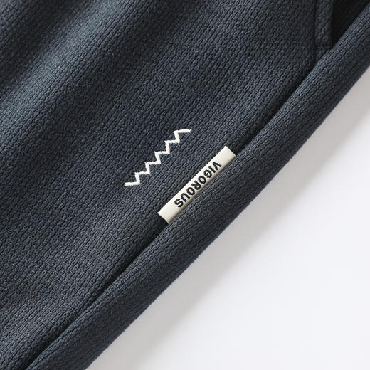 GXG男装【刺绣织唛】冬季时尚松紧腰系绳男式加绒保暖休闲束脚裤K&C 商品图8