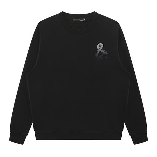 GXG男装【时尚绣花】春季个性潮流男款圆领百搭长袖卫衣K&C 商品图5