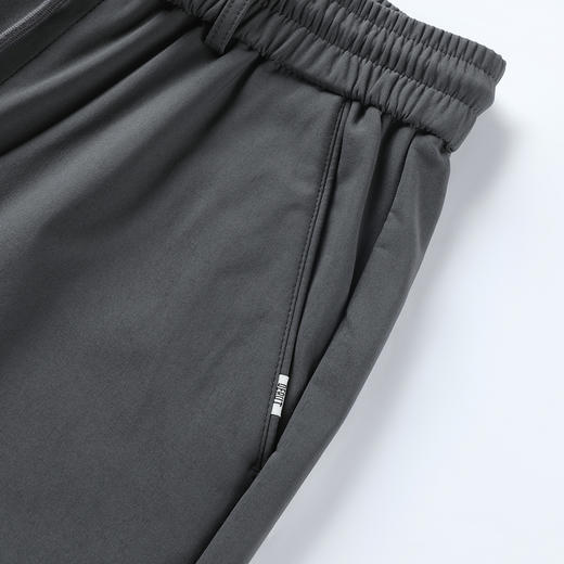 GXG男装25秋季舒适弹力松紧腰抽绳轻薄简约修身版男式直筒休闲裤K&C 商品图12