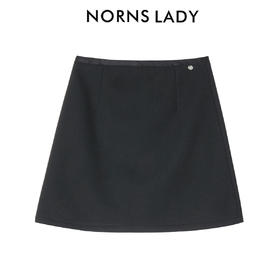NORNS LADY诺恩 高腰A字半身裙百搭通勤休闲百褶裙 T25QK83912