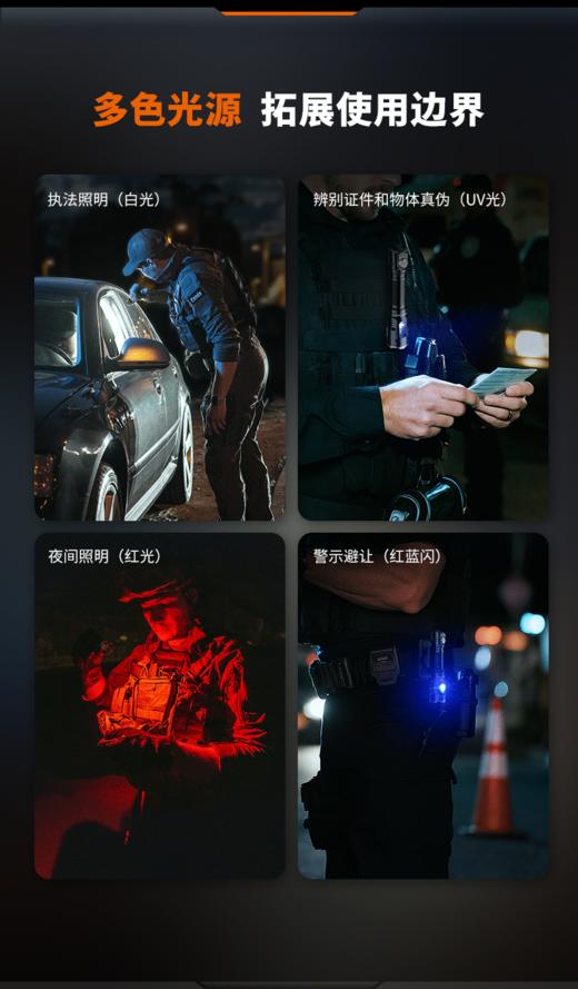 FENIX菲尼克斯战术手电TK25R强光3600流明一键爆闪极亮双尾按大容量电池 商品图7