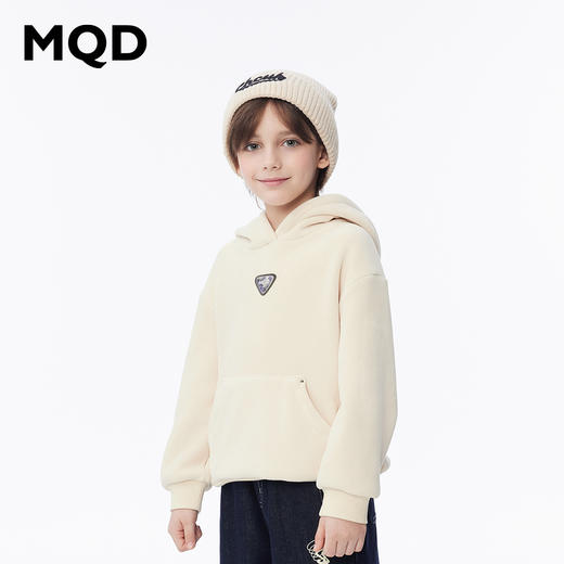 【秒】【MQD】男童冬季保暖绒感舒适休闲连帽卫衣 商品图2