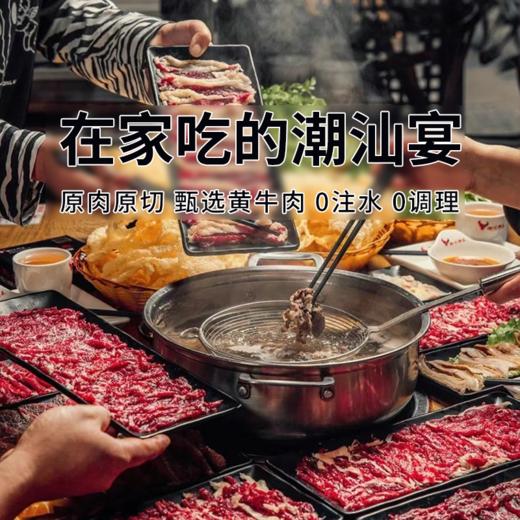 【潮汕牛肉火锅20件套】鲜肉现切，急速锁鲜，移动火锅在家轻松涮~ 商品图0