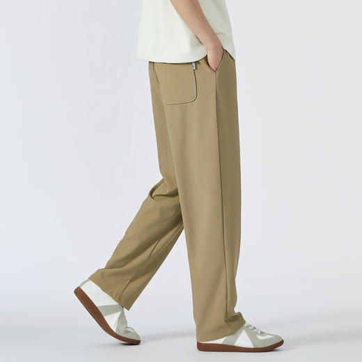 GXG男装夏季时尚抽绳休闲裤男士日常百搭直筒长裤K&C 商品图11