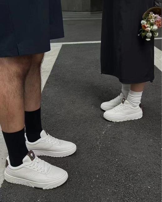 一店k （订单货！）荔枝纹牛皮材质！怎么会有这么好看的小白鞋👟！门店主推 Dualis DE Board厚底休闲板鞋 情侣简约舒适百搭 商品图8